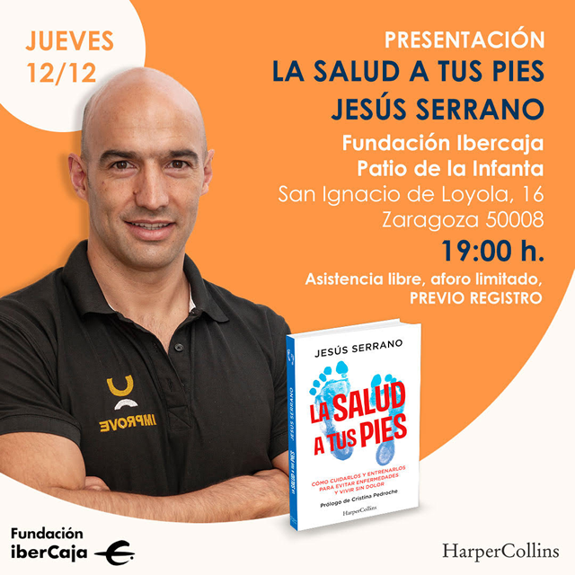 Presentación del libro 'La salud a tus pies', de Jesús Serrano.